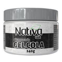 Gel Cola Nativa Hair Máxima Fixação Incolor 240gr