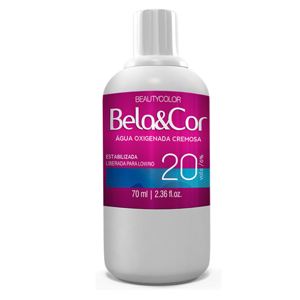 Água Oxigenada Bela&Cor 20 Vol 70ml | Armazém dos Cosméticos