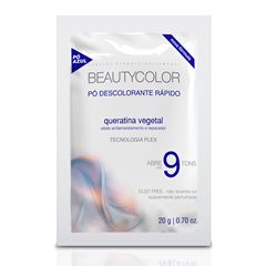 Pó Descolorante BeautyColor Queratina 20g C/12un
