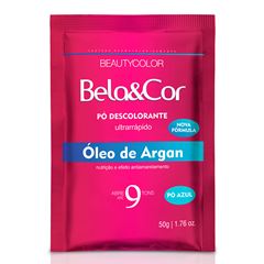 Pó Descolorante Bela&Cor Óleo de Argan 50g C/12un
