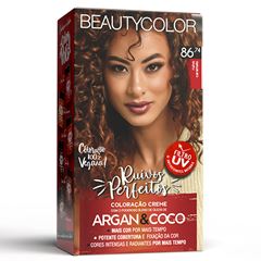 Kit Coloração BeautyColor 86.74 Ruivo Caramelo