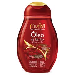 Óleo de Banho Muriel Rosa Mosqueta e Colágeno 230ml