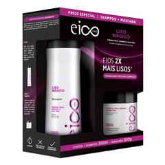 Kit Shampoo + Máscara Eico Pro Liso Mágico 600ml