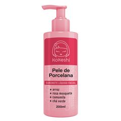 Sabonete Líquido Facial Kokeshi Pele de Porcelana 200ml