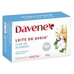 Sabonete Davena Leite de Aveia Algodão 90g