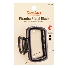 Piranha ProArt Metal Preta Retangular