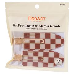 Kit Presilha ProArt Anti Marca Marrom Grande
