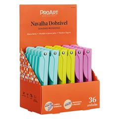 NAVALHA DOBRAVEL PROART CAIXA 36 PCS