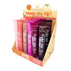 Lip Gloss Mia Make Peptídeo 10g Box C/24un