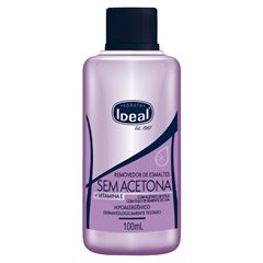 Removedor de Esmalte Ideal Sem Acetona Vitamina E 100ml