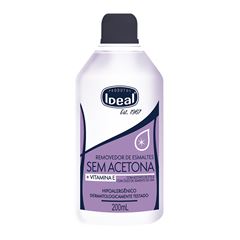 Removedor de Esmalte Ideal Sem Acetona Vitamina E 200ml