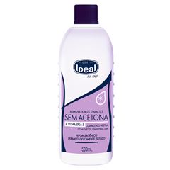 Removedor de Esmalte Ideal Sem Acetona Vitamina E 500ml