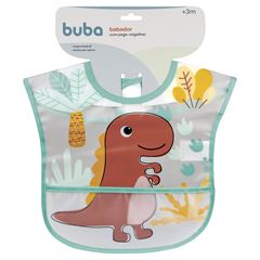 Babador Buba Com Bolso Dino