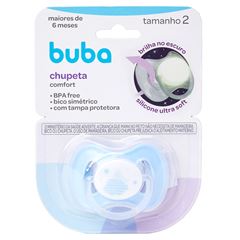 Chupeta Buba Confort Noturna T2 Nuvem Azul