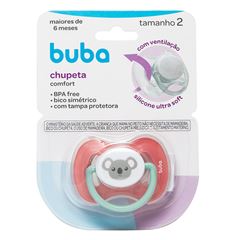 Chupeta Buba Confort T2 Coala Rosa