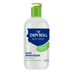 Óleo Removedor Depi Roll  Pós depilatório Chá Verde e Pepino 150ml.
