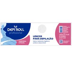 Lenço Depi roll TNT branco Com 20 Unidade