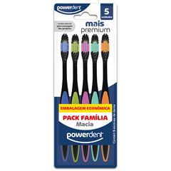 Escova Dental Powerdent Mais Premium 5und