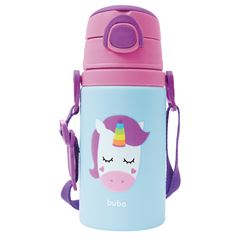Garrafinha Buba de Aluminio Animal Unicornio- 450ml