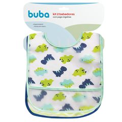 Kit Babadores Buba com Bolso Dino C/02