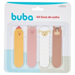 Kit Lixas de Unha Buba Fazendinha c/ 04