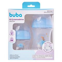 KIT MAMADEIRA BUBA ELEFANTE AZUL C/2 120/270ML