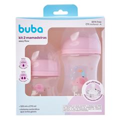 KIT MAMADEIRA BUBA ELEFANTE ROSA C/2 120/270ML
