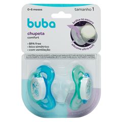 Kit Chupetas Buba Confort T1 Not Foguete