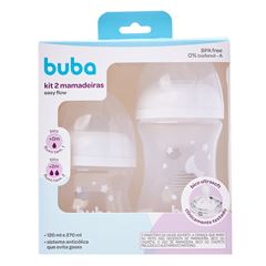 KIT MAMADEIRA BUBA NUVEM BRANCA C/2 120/270ML