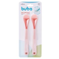 Kit Colheres Buba Termossensiveis C/2 Rosa