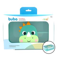 Lunchbox Buba Com Divisorias Zoo Dino 1000ml