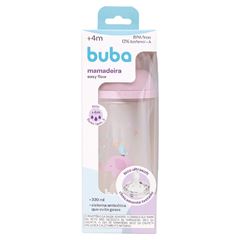 Mamadeira Buba Easy Flow Elefante Rosa 330ml