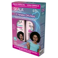 Kit Skala Shampoo 325ml + Condicionador 200ml Crespo Divino