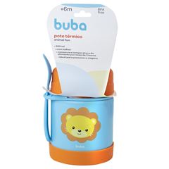 Pote Termico Buba Animal Fun Leão 320ml