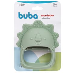 Mordedor Buba em Silicone Mãozinha Verde