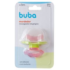 Mordedor Buba Massageador Gengiva Rosa