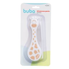 Kit Escova e Pente Buba Girafinha