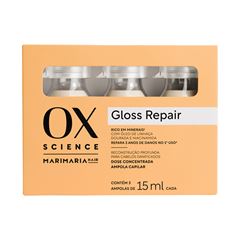 Kit Dose Concentrada Ox Science Gloss Repair 3x15ml