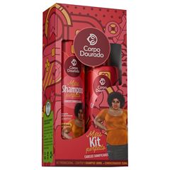 Kit Shampoo 300ml Condicionador 250ml Corpo Dourado Perfeito
