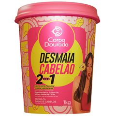 Mascara Corpo Dourado Desmaia Cabelão 1kg