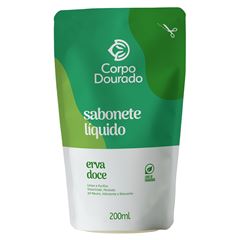 Sabonete  Liquido Corpo Dourado Erva Doce 200ml