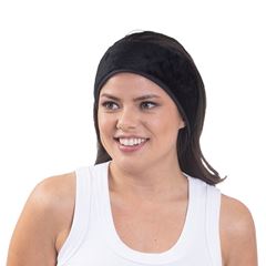 Faixa Santa Clara Aveludada Preta Limpeza de Pele e Maquiagem