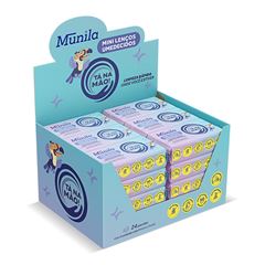 Lenço Umedecido Munila tá na Mão Mini Display C/24