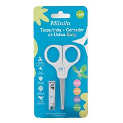 Kit Munila Tesourinha e Cortador de Unha Baby