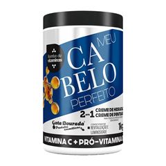 Creme De Pentear Gota Dourada Meu Cabelo Perfeito Vitamina C e Pró B5 1kg