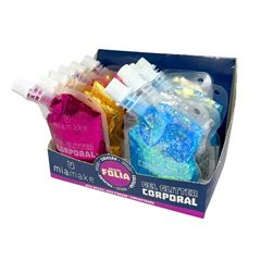 Gel Glitter Corporal Mia Make 12x1 Sortido