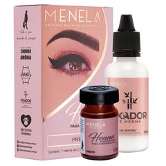 Henna Sobrancelha Menela Preto 2,5g