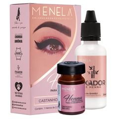 Henna Sobrancelha Menela Castanho Escuro 2,5g