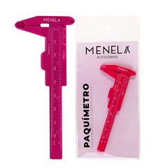 Paquímetro Menela Plástico Sobrancelhas