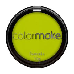 Base Colormake Pancake Maquiagem Artística Amarelo Fluorescente